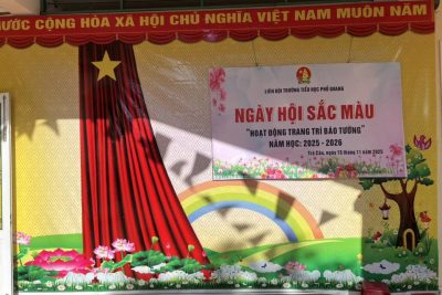 NGÀY HỘI SẮC MÀU VẼ BÁO TƯỜNG CHÀO MỪNG KỶ NIỆM 43 NĂM NGÀY NHÀ GIÁO VIỆT NAM, CHỦ ĐỀ “THẦY CÔ GIÁO TRONG TIM EM” NĂM HỌC: 2025-2026
