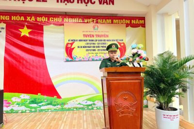 HOẠT ĐỘNG TUYÊN TRUYỀN VỀ TRUYỀN THỐNG LỊCH SỬ VẺ VANG – KỈ NIỆM 81 NĂM NGÀY THÀNH LẬP QUÂN ĐỘI NHÂN DÂN VIỆT NAM