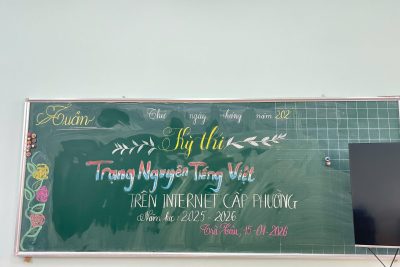 HỌC SINH TRƯỜNG TH PHỔ QUANG THAM GIA KÌ SÂN CHƠI TNTV CẤP PHƯỜNG – KÌ THI HƯƠNG